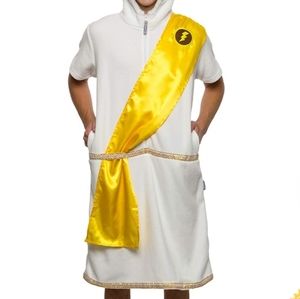 FUNZIEZ! Zeus Greek Roman God Costume Pajamas - One Piece Novelty Toga Jumpsuit